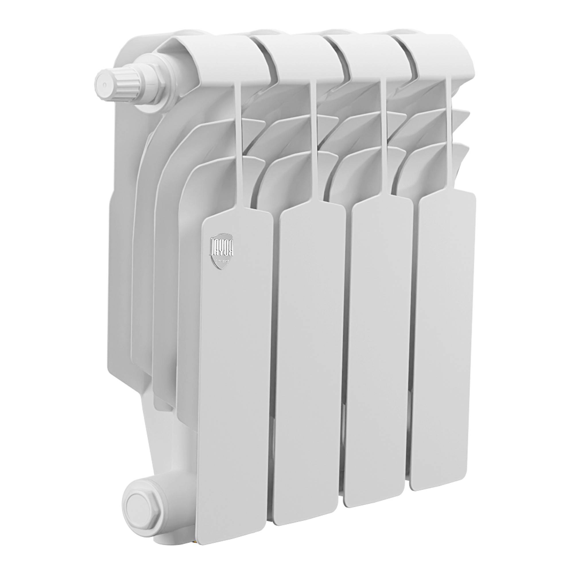 Биметаллический радиатор Royal Thermo Vittoria Super 300 VDL80 4 секции нижнее подключение НС-1506381