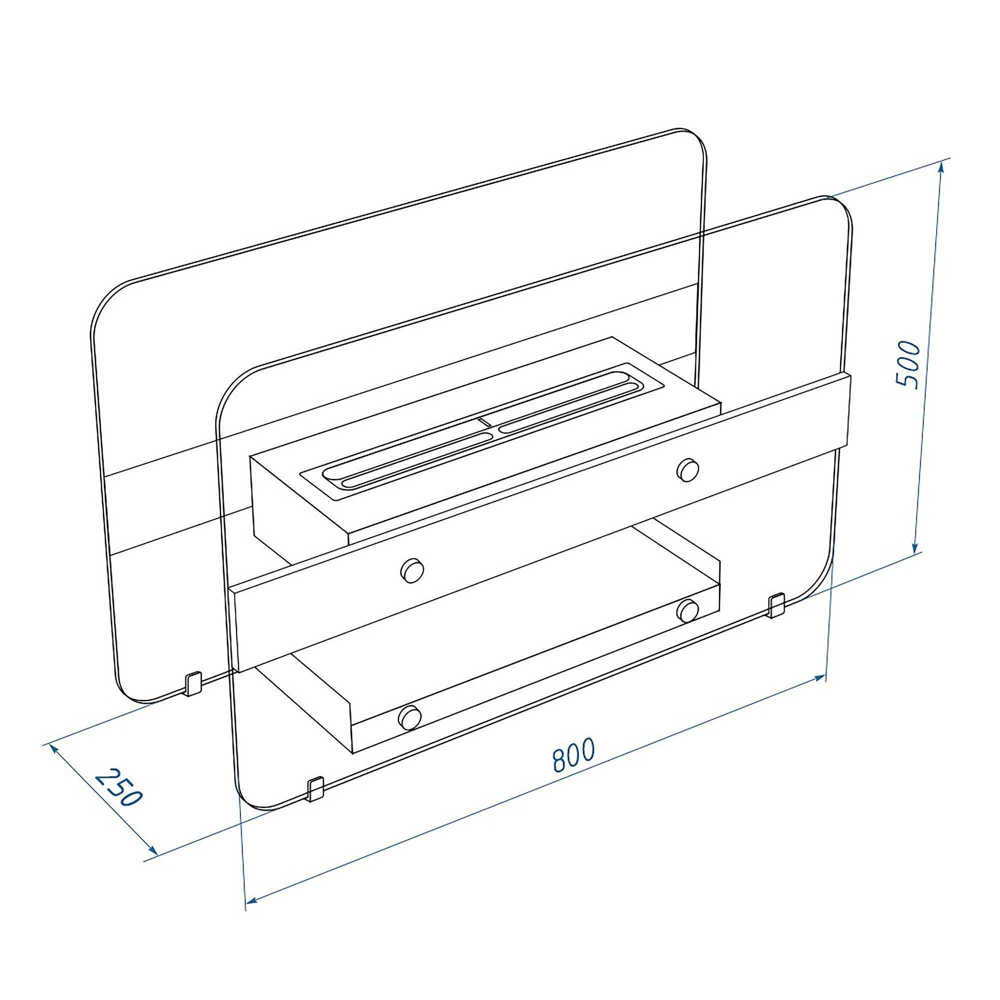 Биокамин напольный Royal Thermo RTBFP-F800FR Friday