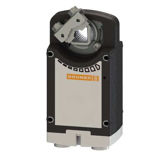 Электропривод Gruner 360TA-024-12-S2/8F12/RUS с возвратной пружиной и термодатчиком 12 Нм 24 В НС-1453501