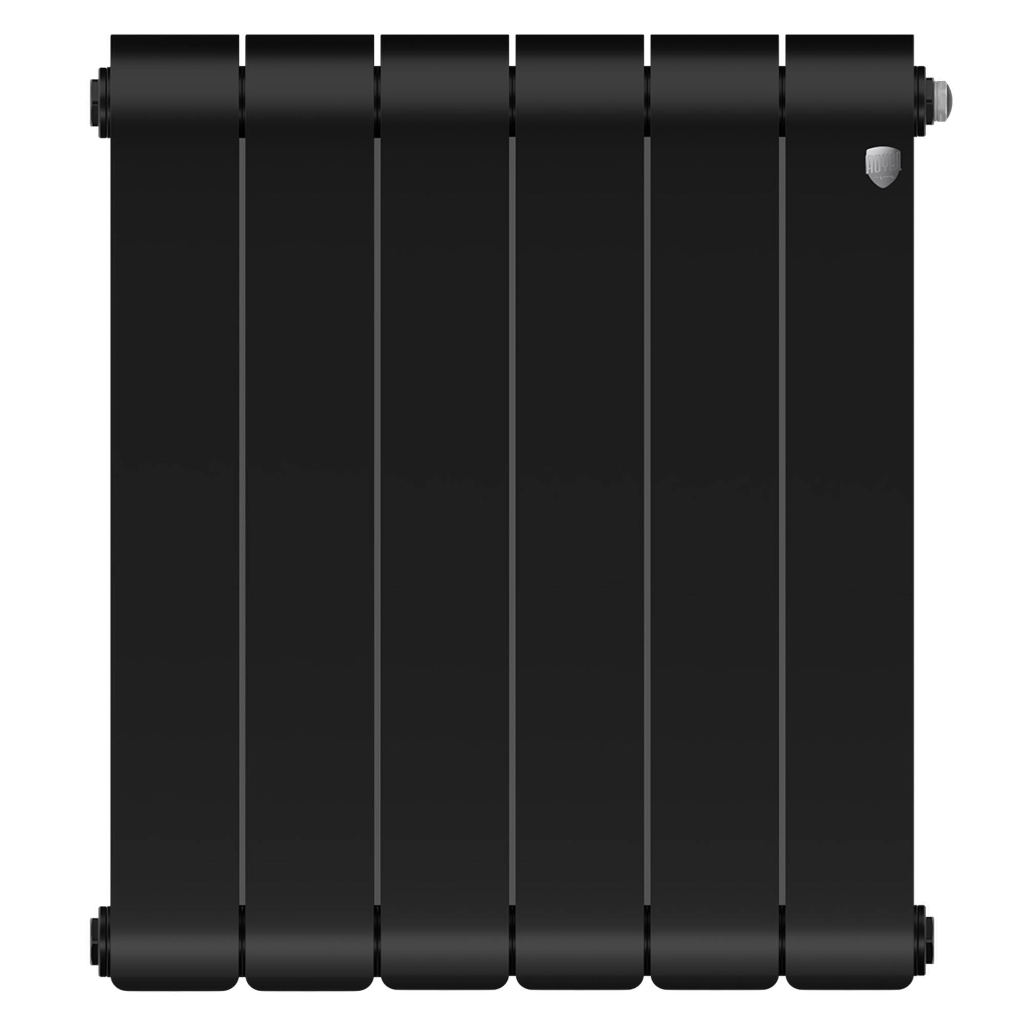 Радиатор биметаллический Royal Thermo Infinity 500 Noir Sable 6 секций боковое подключение НС-1630000