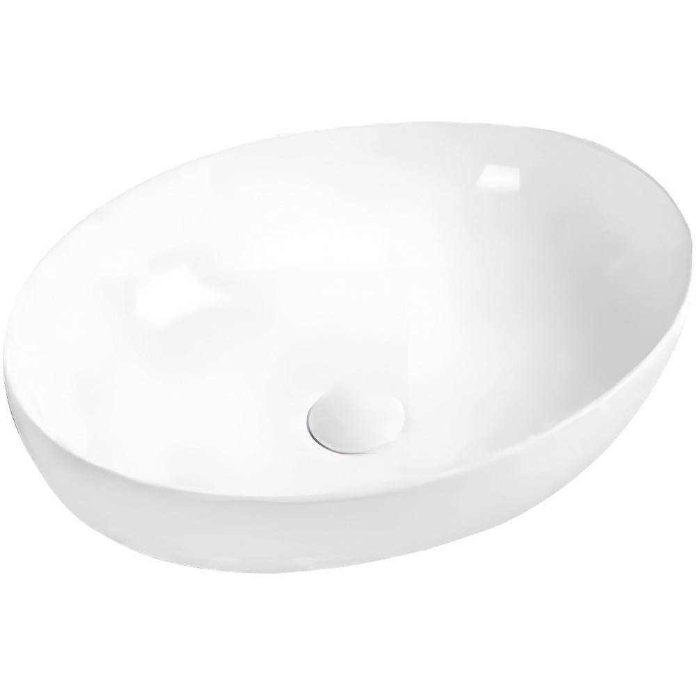 Раковина накладная Orange B05 санфарфор белый глянец B05-520W