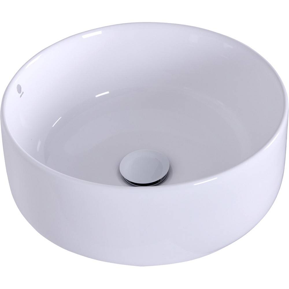 Раковина накладная Orange B07 санфарфор белый глянец B07-345W