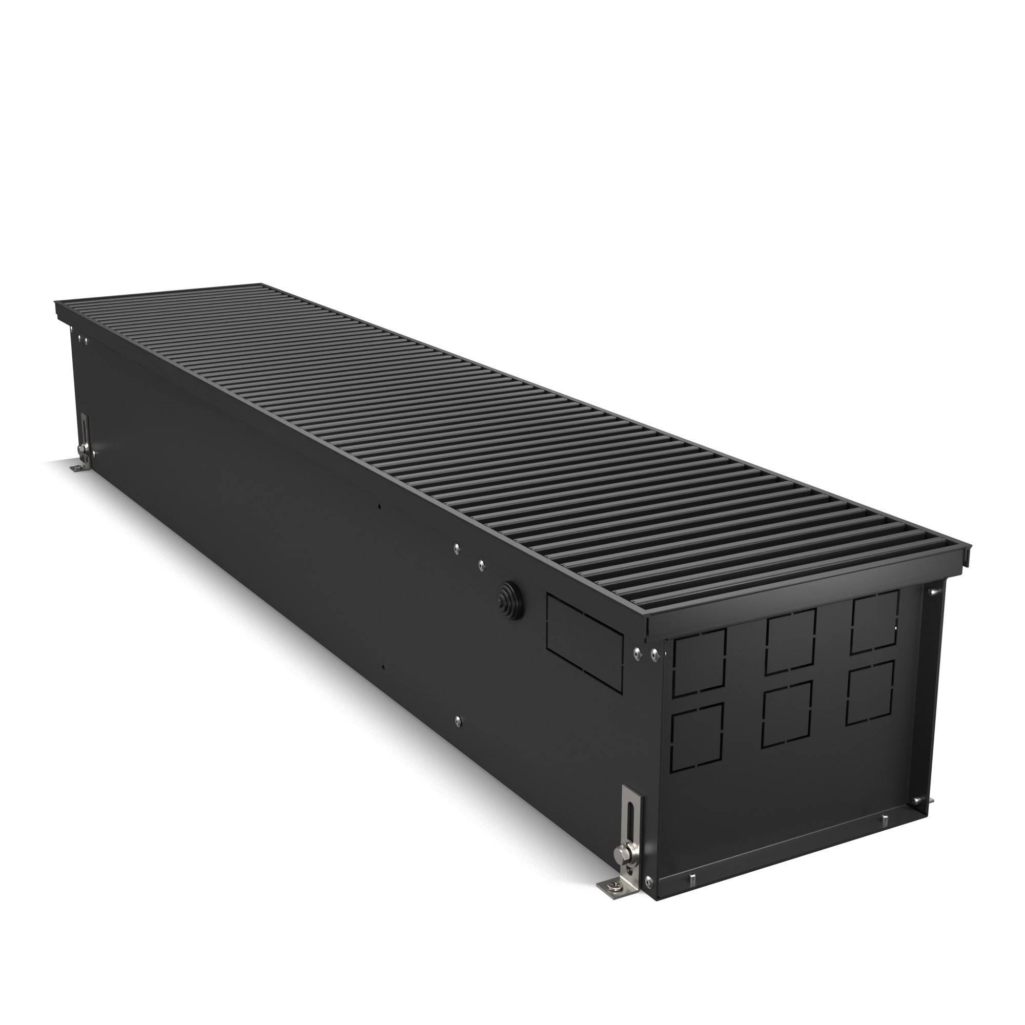 Конвектор внутрипольный Royal Thermo ATRIUM TURBO 190x250x2800 мм инверторный Черный НС-1666134