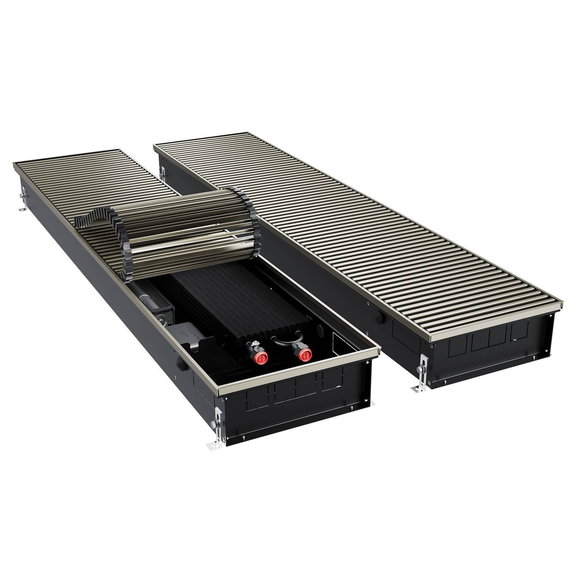 Конвектор внутрипольный Royal Thermo ATRIUM TURBO-110/300/2600-DG-U-LB инверторный НС-1666340