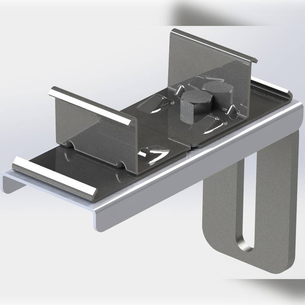 Крепление двойное ХОММЕТ для монтажного профиля 9030011