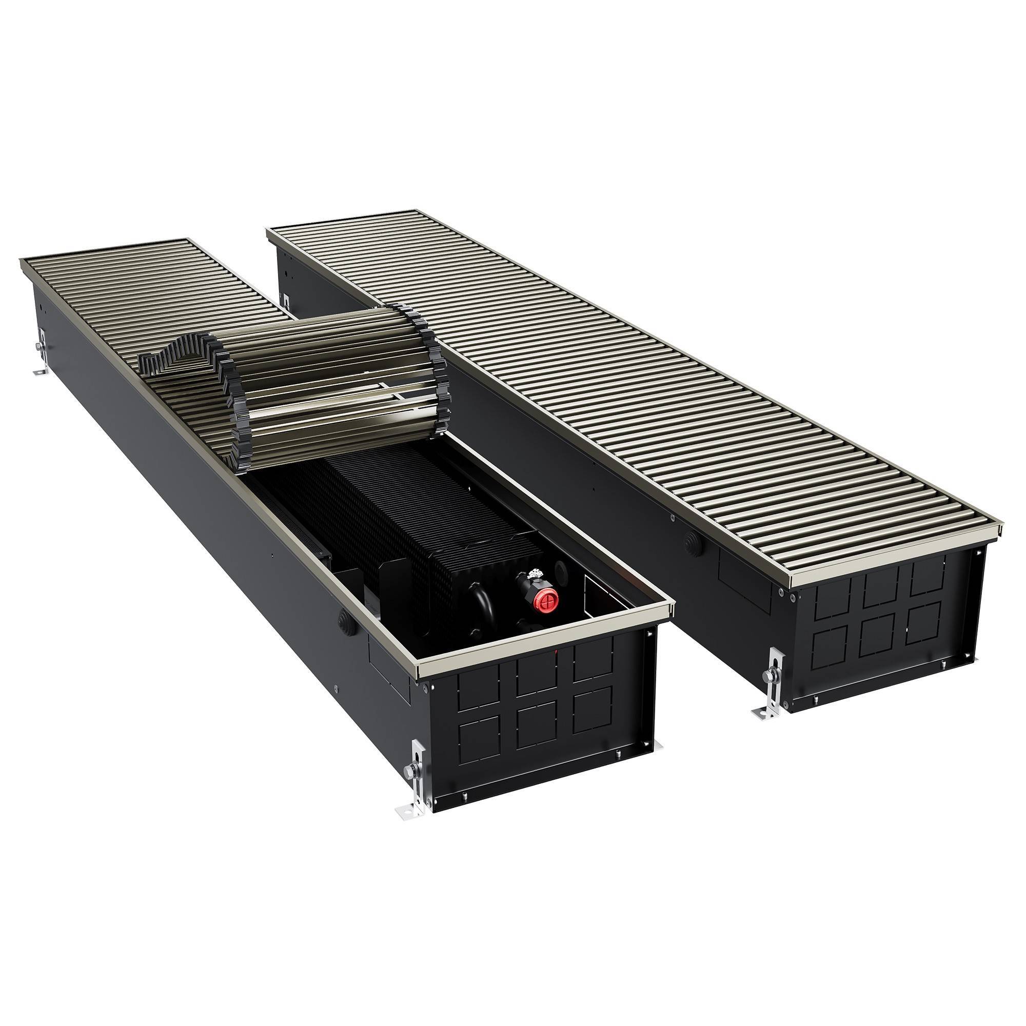 Конвектор внутрипольный Royal Thermo ATRIUM TURBO 150x250x1300 мм инверторный DG-U-LB 1666375