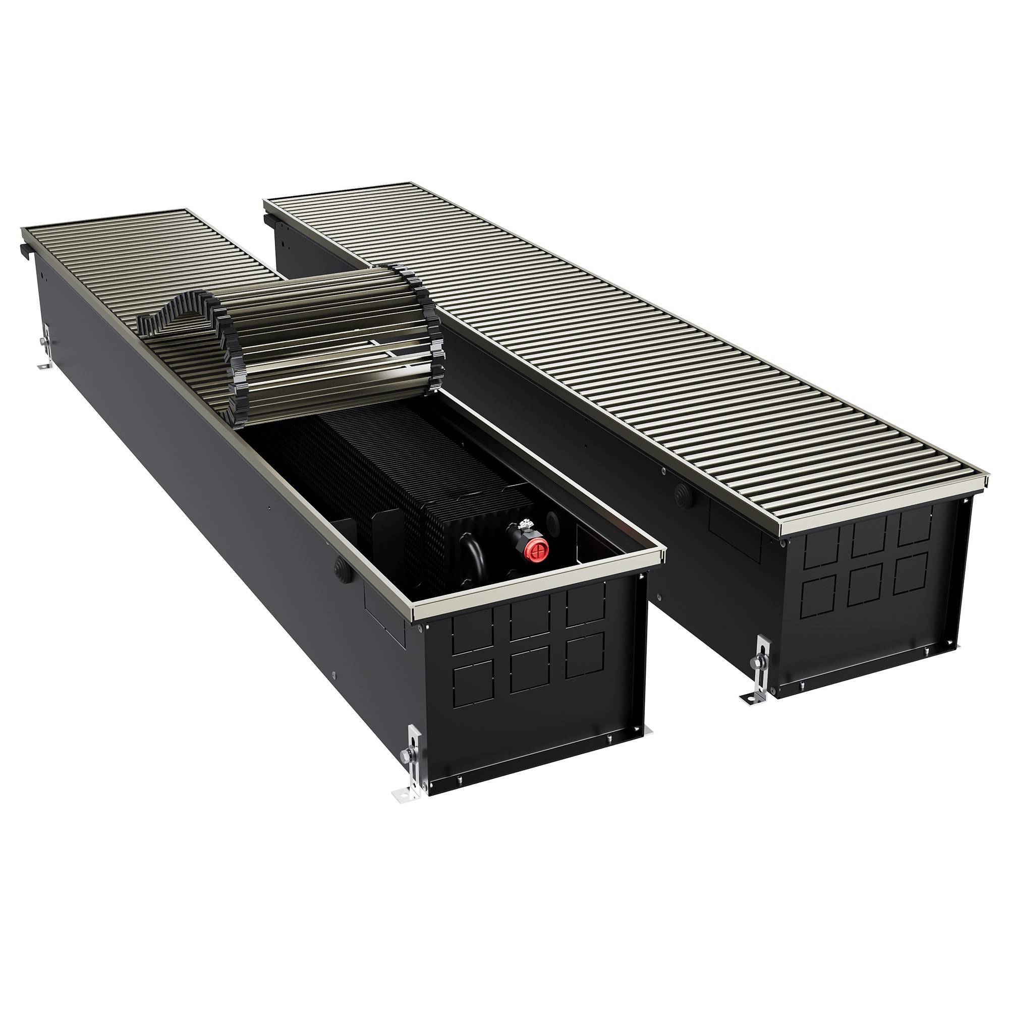 Конвектор внутрипольный Royal Thermo ATRIUM TURBO-190/250/3000-DG-U-DB инверторный темная бронза НС-1666785