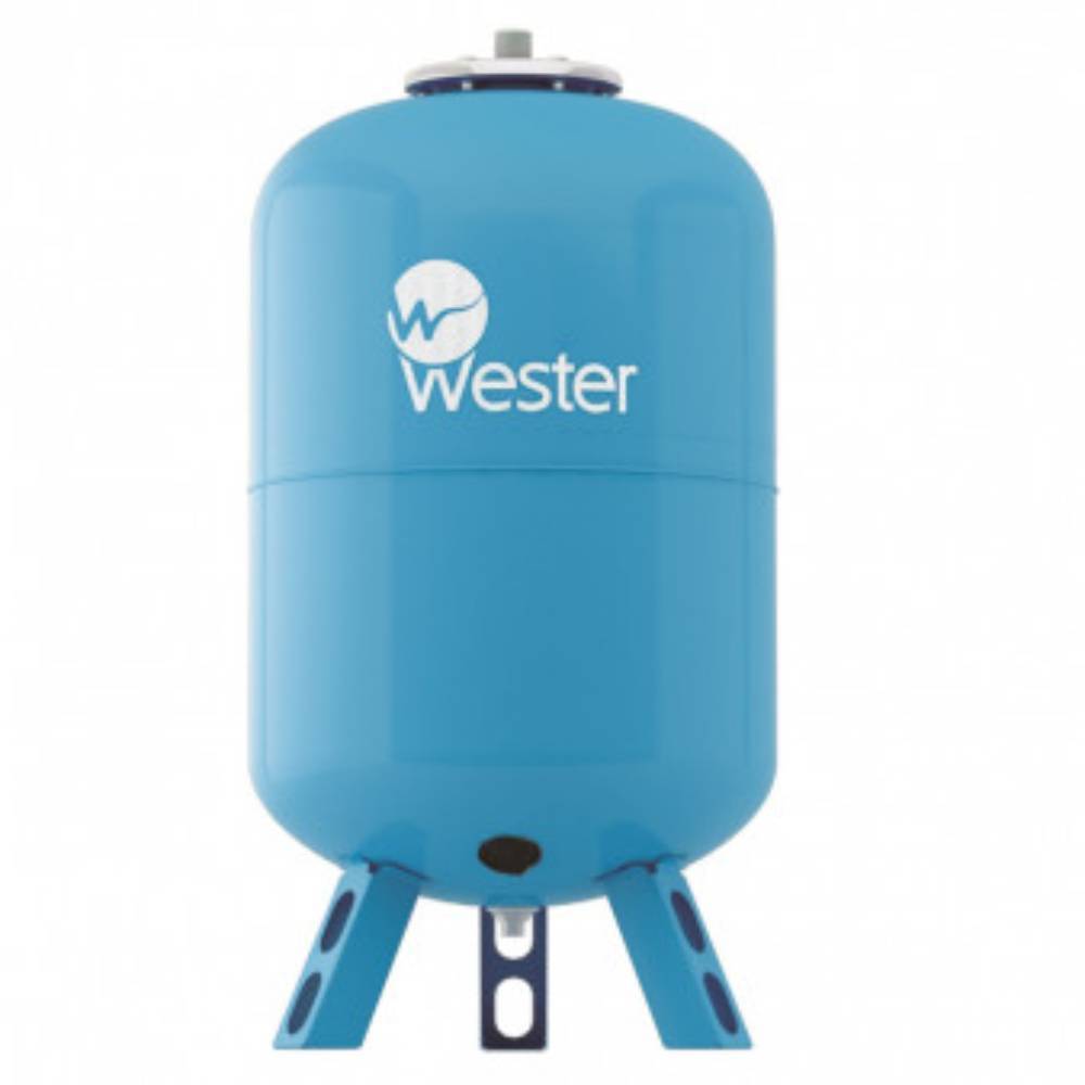Гидроаккумулятор Wester WAV 300 л 10 бар вертикальный с верхним подключением WAV300(top)