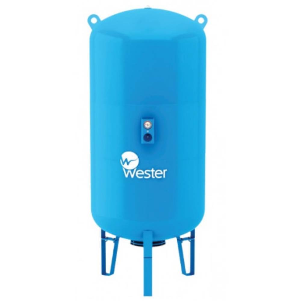 Гидроаккумулятор Wester WAV 1500 л 10 бар вертикальный WAV1500-10