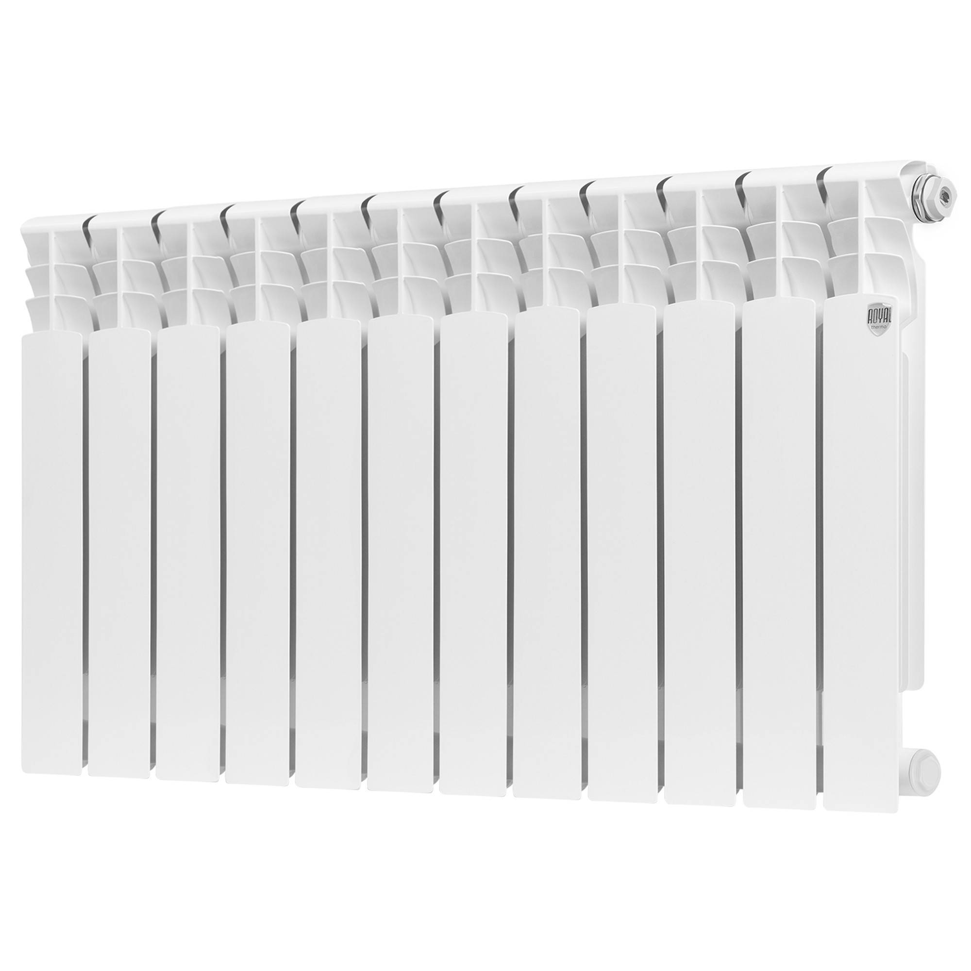 Радиатор биметаллический Royal Thermo Vittoria 2.0 500 12 секций боковое подключение НС-1630310