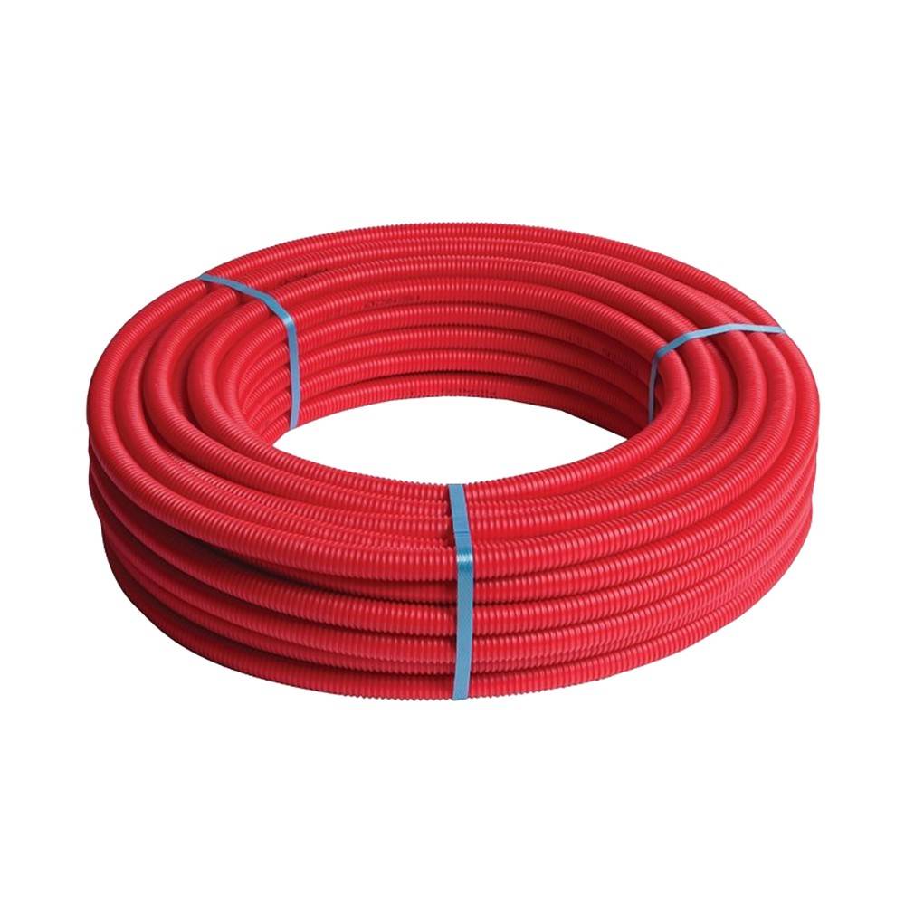 Труба металлопластиковая HENCO STANDARD в красной гофре 26х3 мм 25 м RI260325R