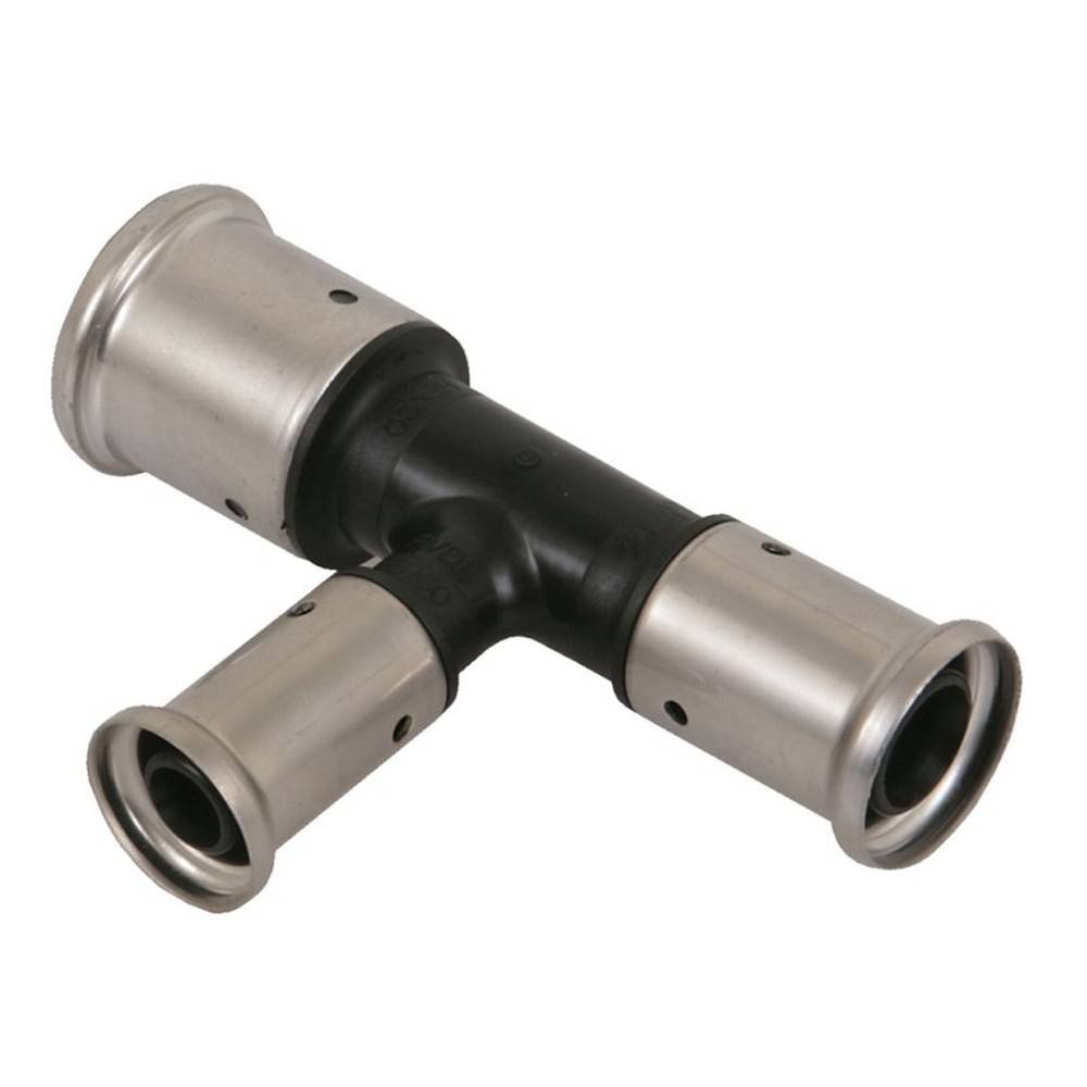 Тройник пресс Henco PVDF переходный 40x40x32 мм 14PK-404032