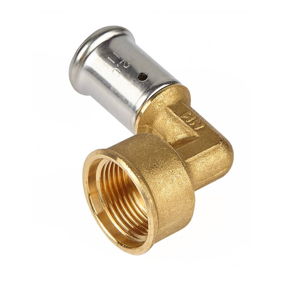 Угольник 90° HENCO латунь пресс 26x3/4 ВР для коллекторов VBS 11P-2605-VBS