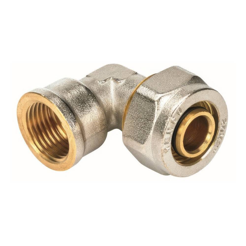 Угольник 90° Henco обжимной ВР 16x1/2 14-1604