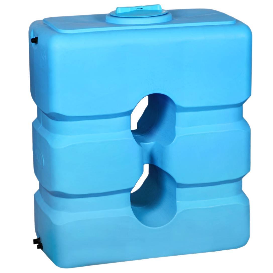 Бак для воды Акватек ATP-1000 прямоугольный синий с поплавком ATP-1000