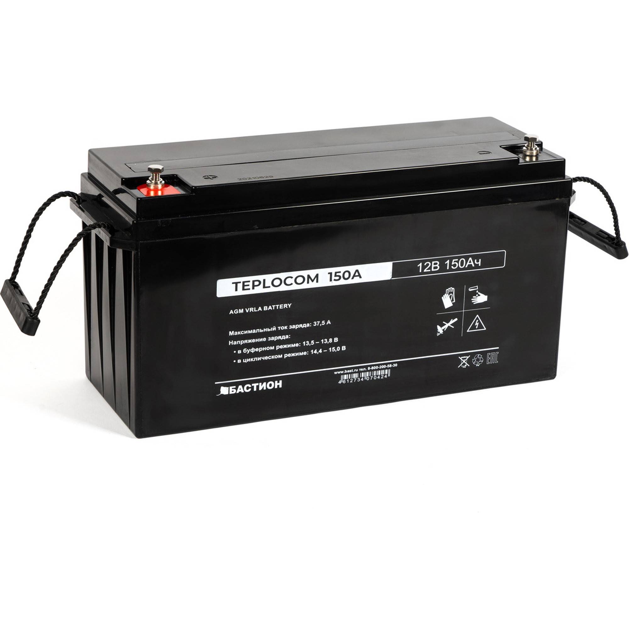 Аккумулятор AGM TEPLOCOM 150Ач 12В Teplocom-150AH