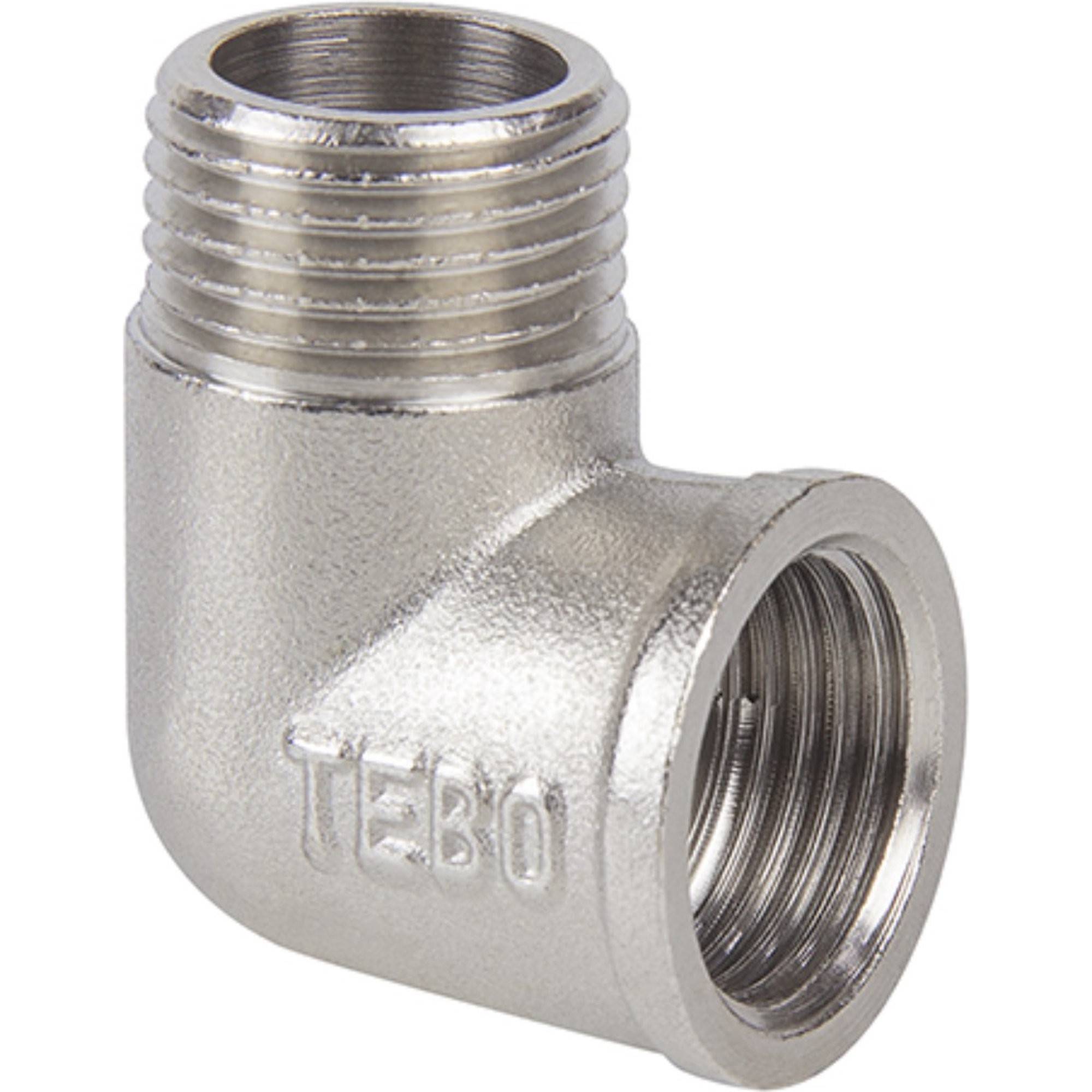 Угольник PP-R комбинированный TEBO 20х1/2 дюйма ВР/НР 031030602