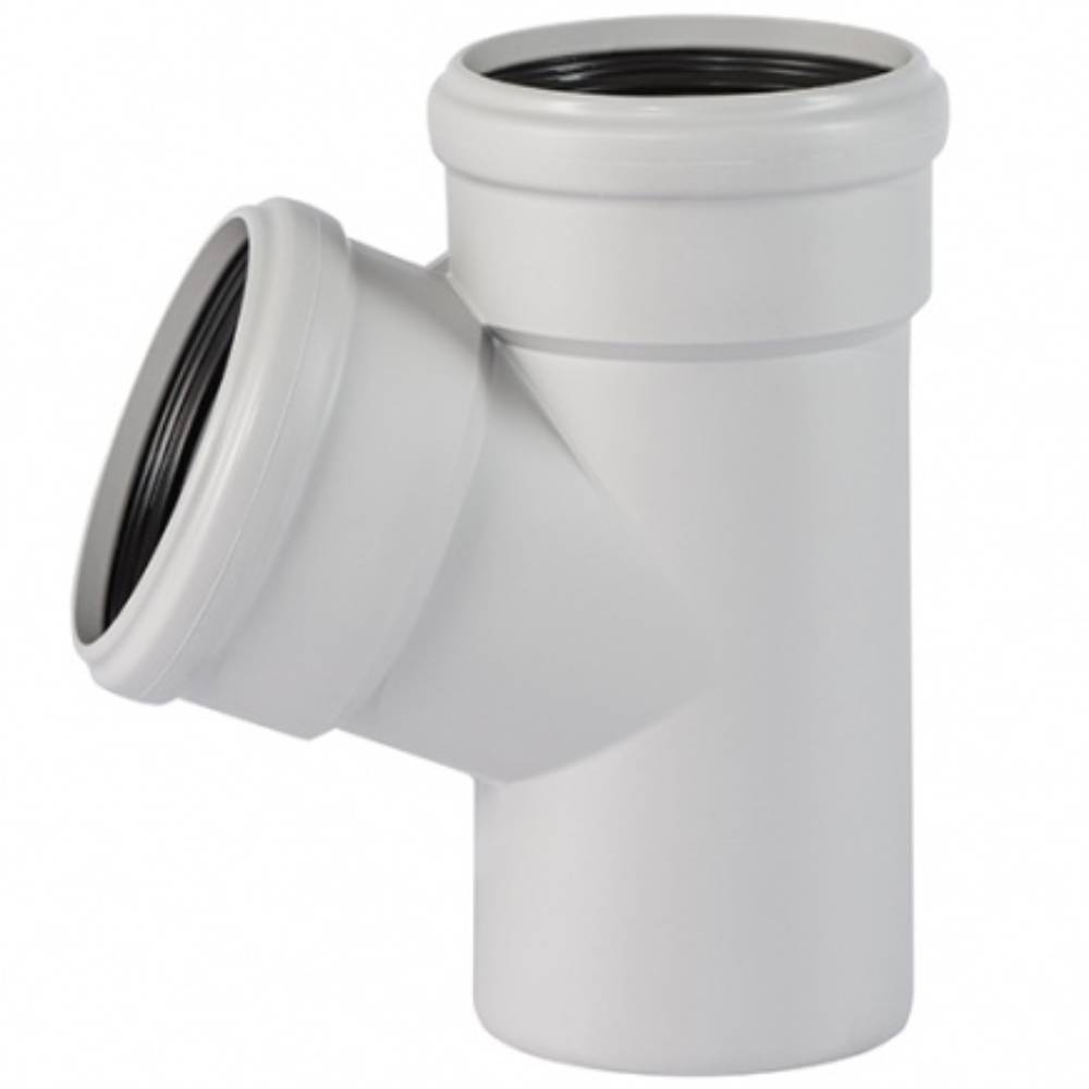 Тройник канализационный бесшумный Ostendorf Skolan Safe SKEA 56/56 мм 67° 332400