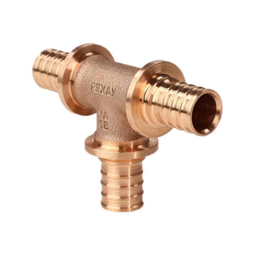Тройник равнопроходный REHAU RAUTITAN RX+ 25-25-25 бронза 1725427