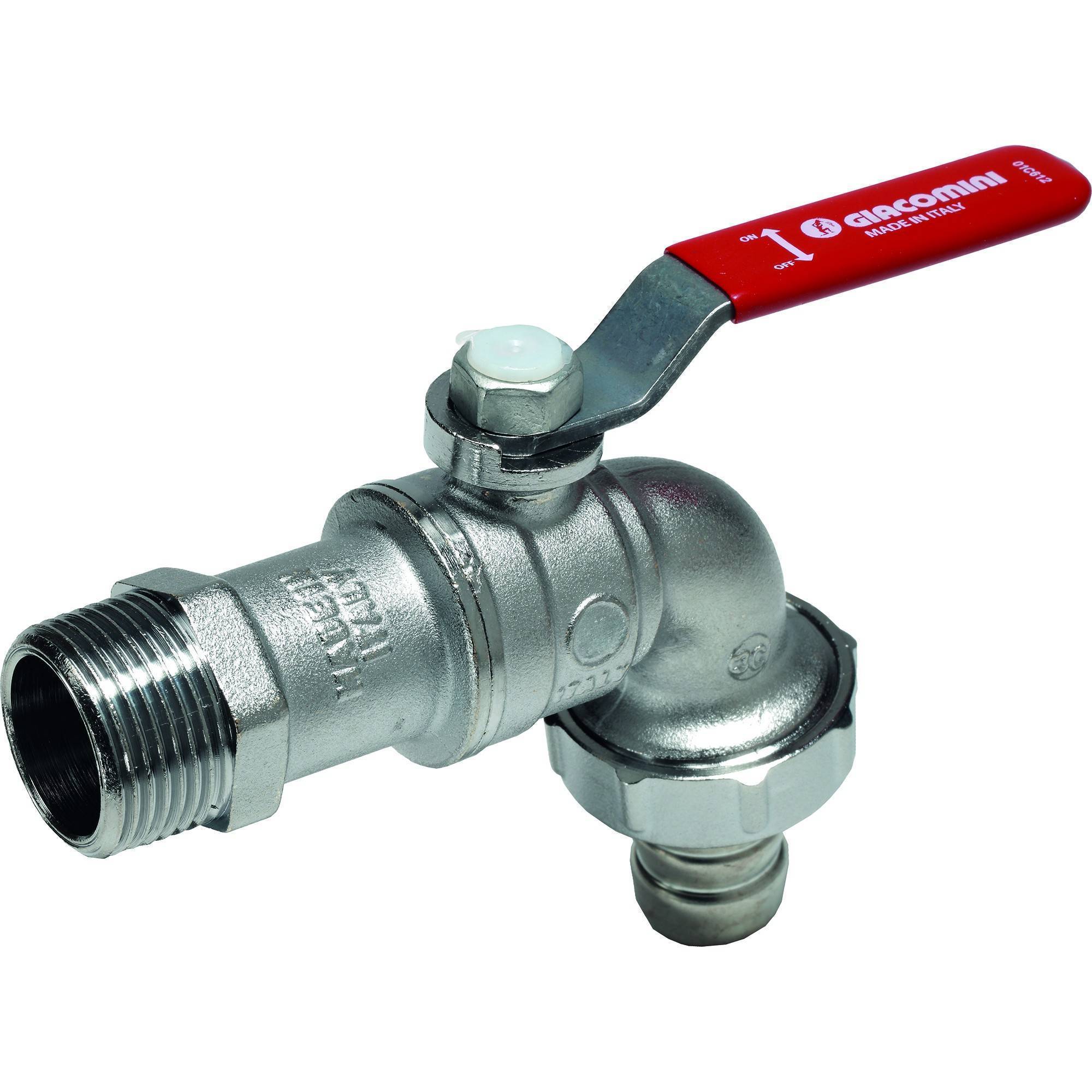 Кран шаровой садовый Giacomini R621 3/4 дюйма с рычажной ручкой R621X014