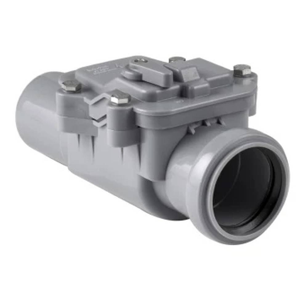 Клапан обратный канализационный РТП 50 мм серый 11338