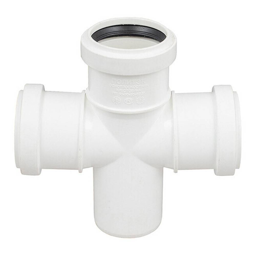 Крестовина одноплоскостная Политэк 50x50x50 мм 87.5° бесшумная 20505087