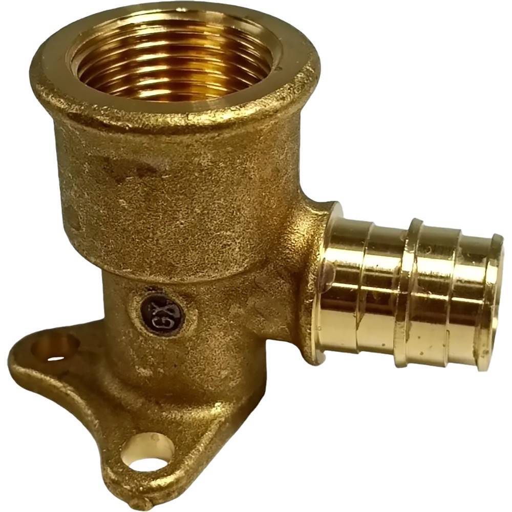 Угольник Giacomini GX ВР 16x1/2 с настенным креплением GX139Y003