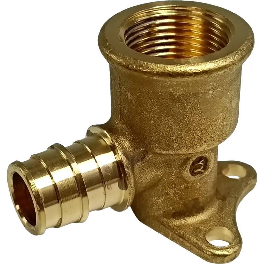 Угольник Giacomini GX ВР 16x1/2 с настенным креплением GX139Y003