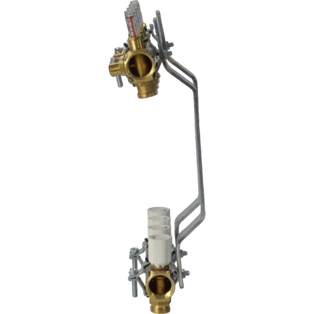 Комплект коллекторного узла Giacomini 1 x 3/4E на 4 выхода R553KY064