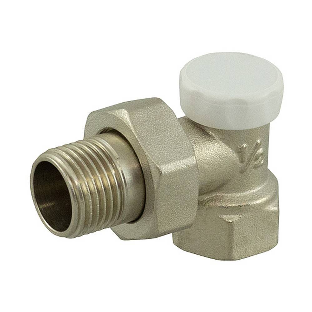 Клапан запорный для радиатора CTM ТЕРМО угловой 1/2 CARAVL12