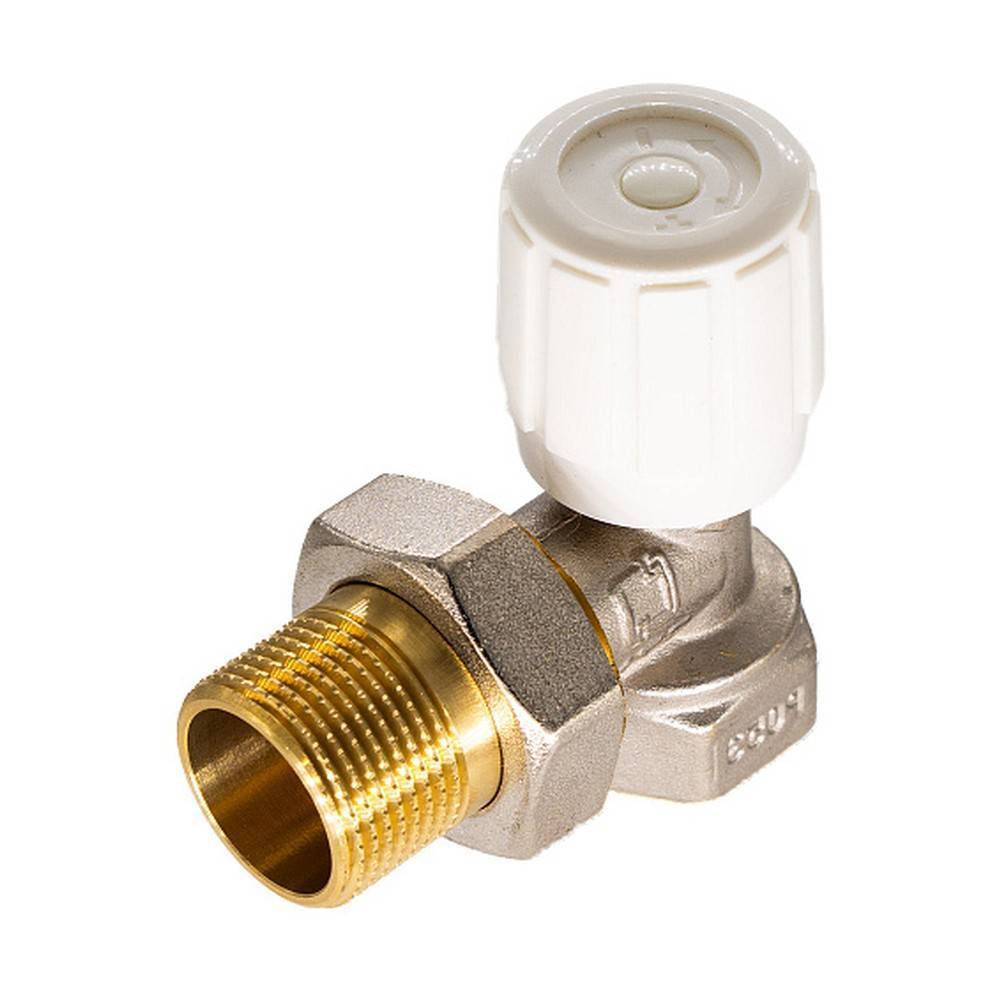 Клапан регулирующий для радиатора CTM ТЕРМО ручной угловой 1/2 CARAVH12