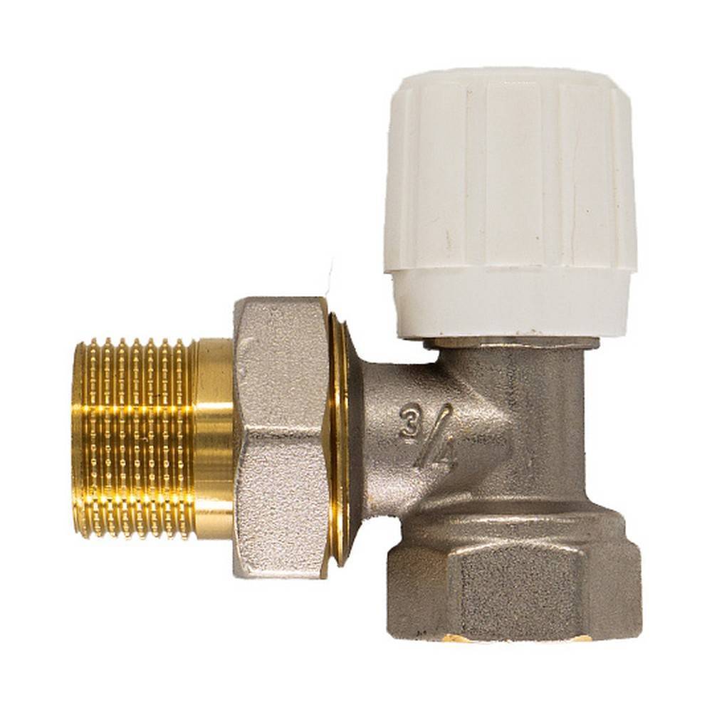 Клапан регулирующий для радиатора CTM ТЕРМО ручной угловой 1/2 CARAVH12