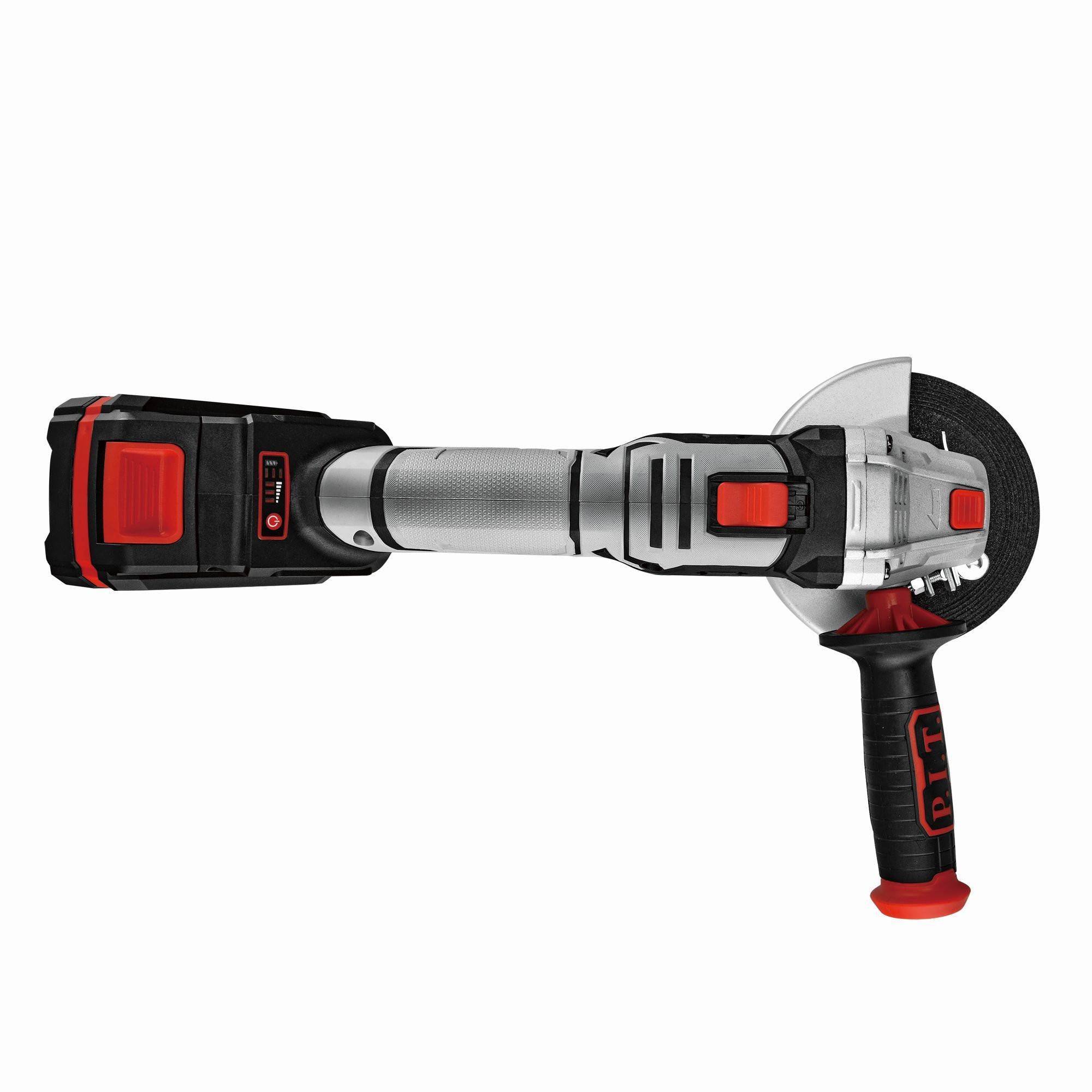 Аккумуляторная угловая шлифмашина P.I.T. PWS20H-125B/1 125 мм 20 В 1х4.0 Ач бесщеточная PWS20H-125B/1