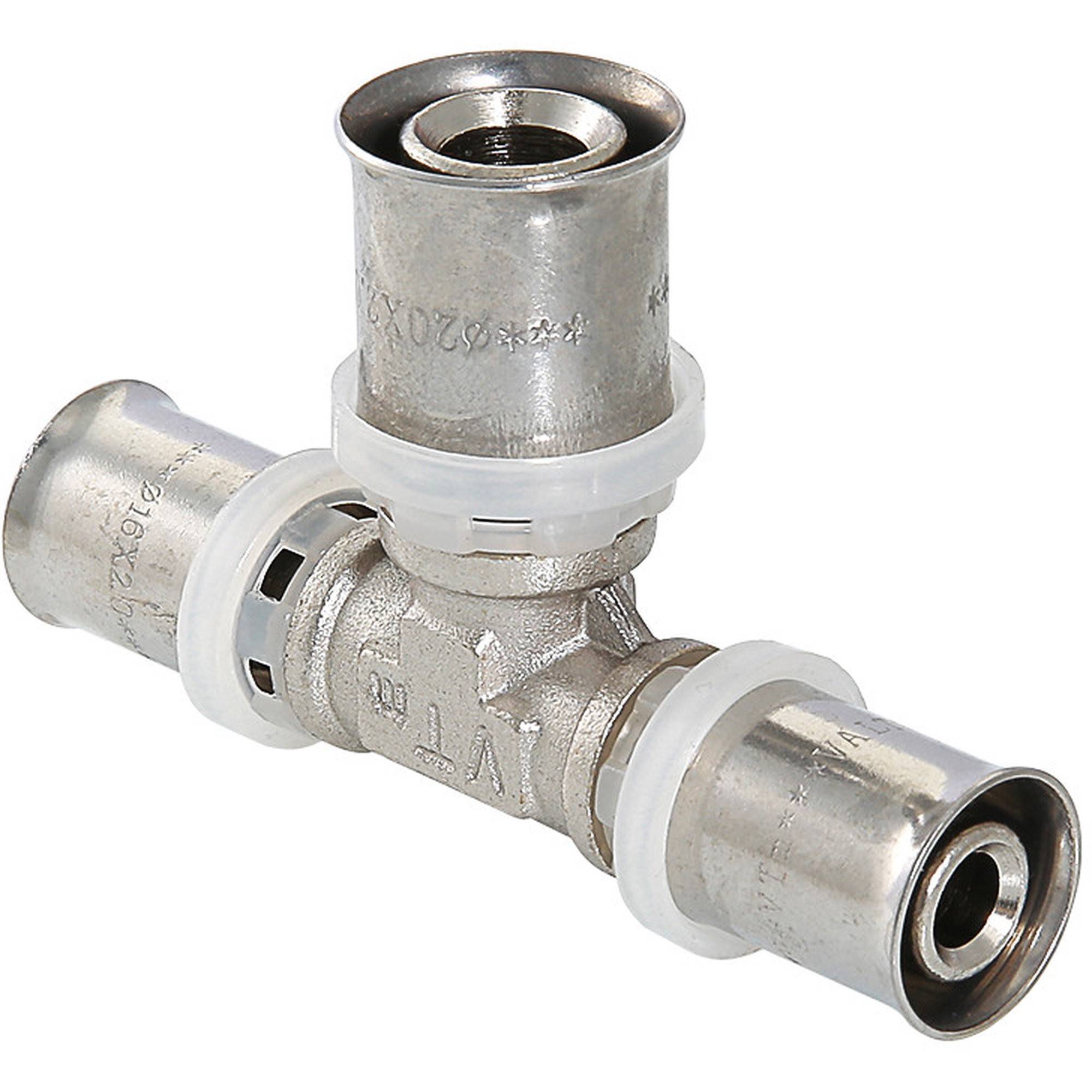 Тройник пресс VALTEC 16х16х16 мм VTm.231.N.161616