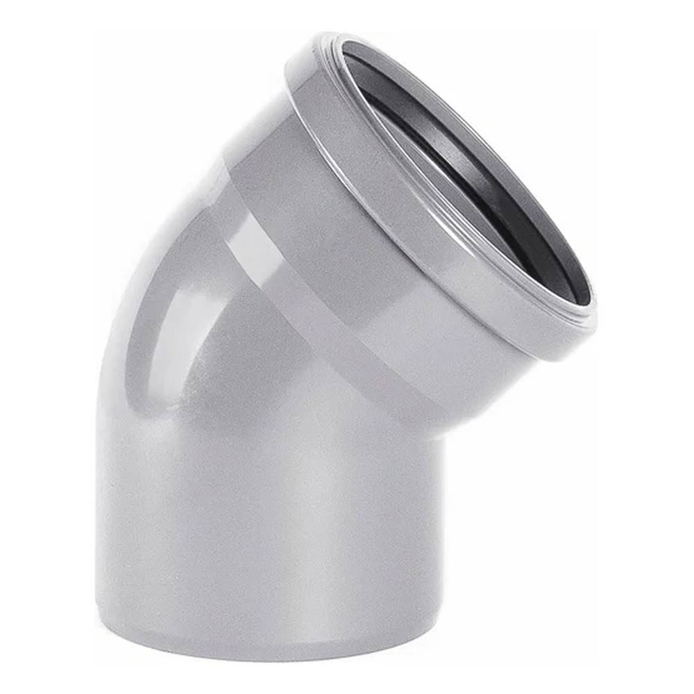 Отвод для внутренней канализации ХЕМКОР НПВХ 50 мм 15° 1455292