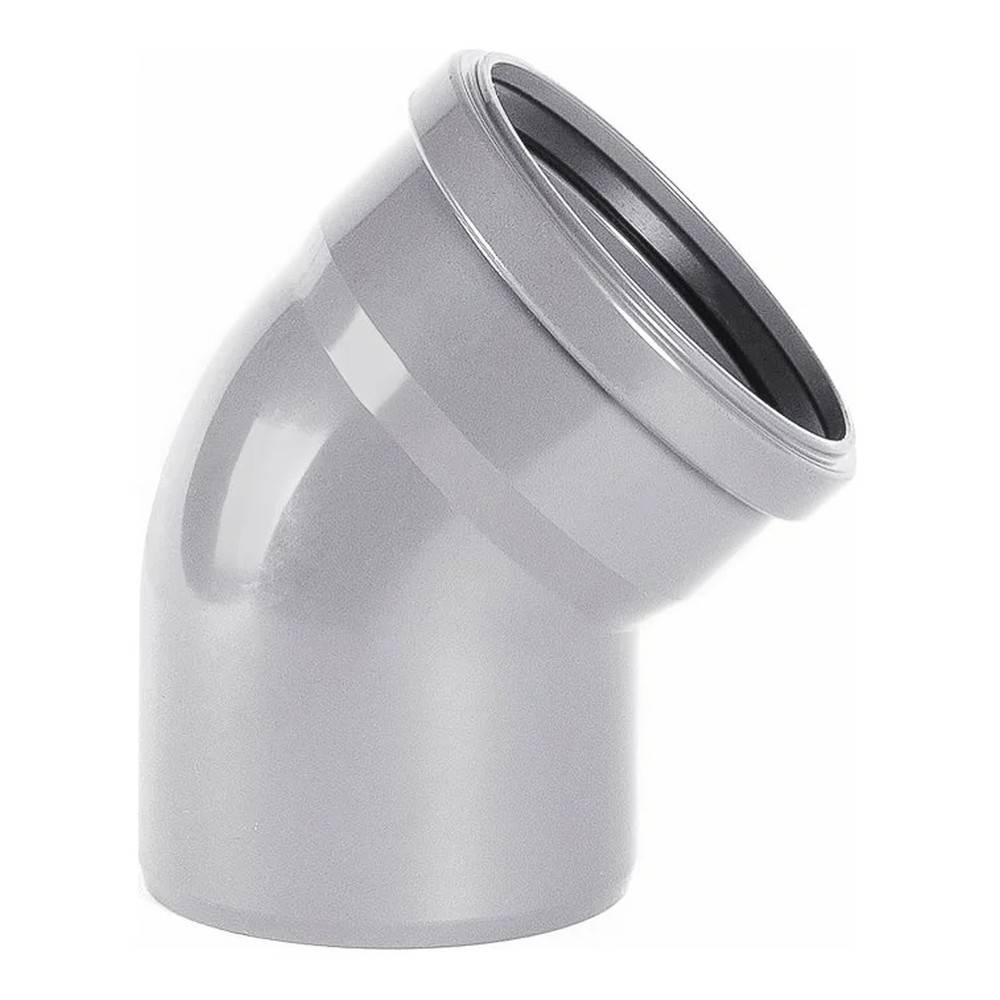 Отвод ХЕМКОР НПВХ для внутренней канализации 50 мм 30° 1455293