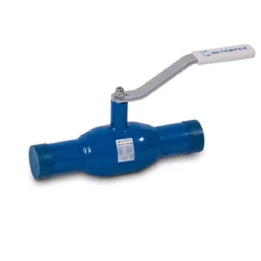 Кран шаровый TEMPER DN20 PN40 стандартнопроходной приварной 28220020