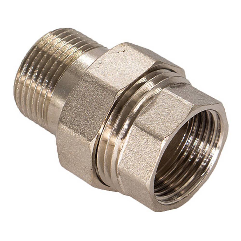 Соединитель прямой СТМ с накидной гайкой г/ш 1 дюйм НС-1206874