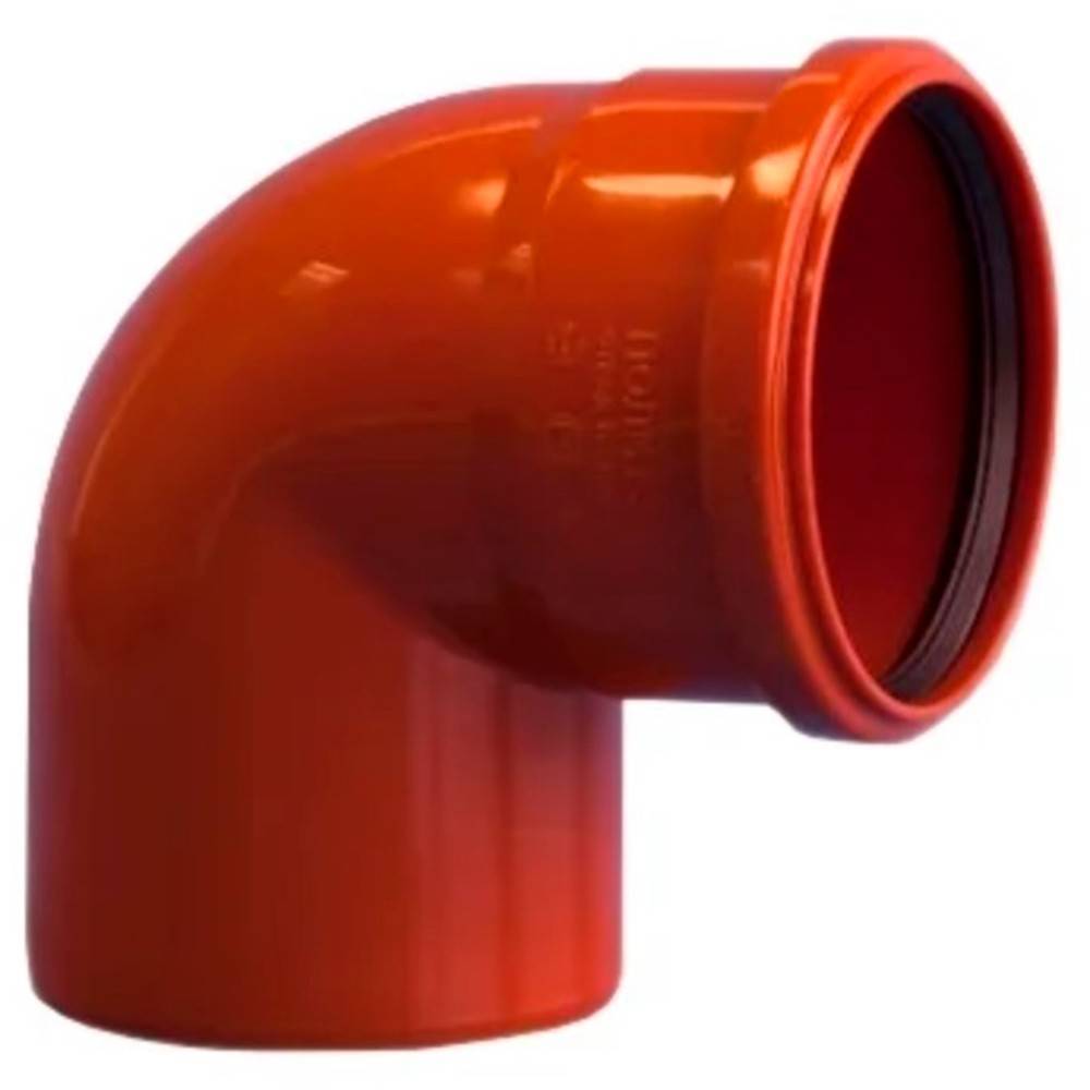 Отвод для наружной канализации ПОЛИТЭК 160х87° 1306855