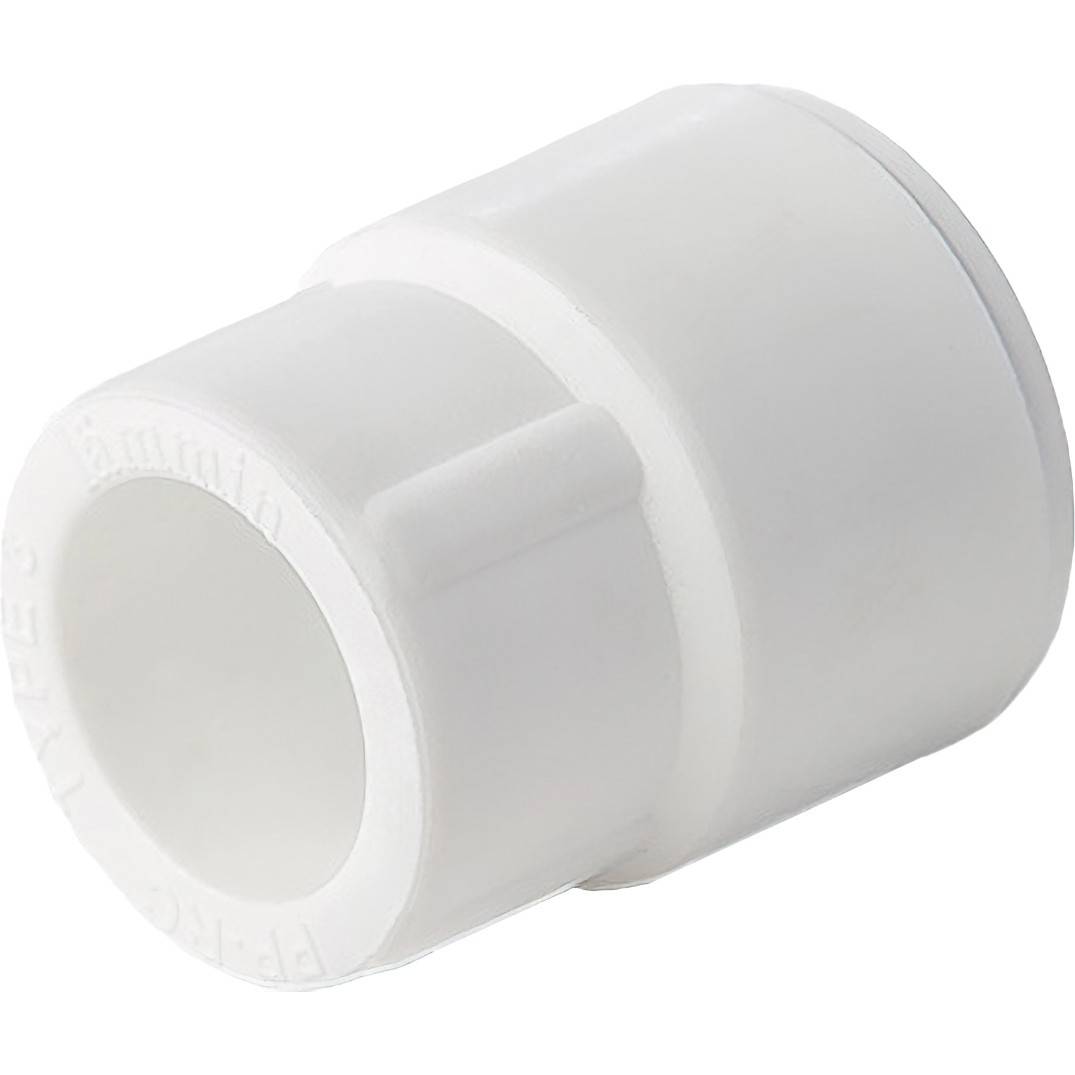 Муфта переходная Lammin PPR нар-вн 50х40 мм белая 1641686