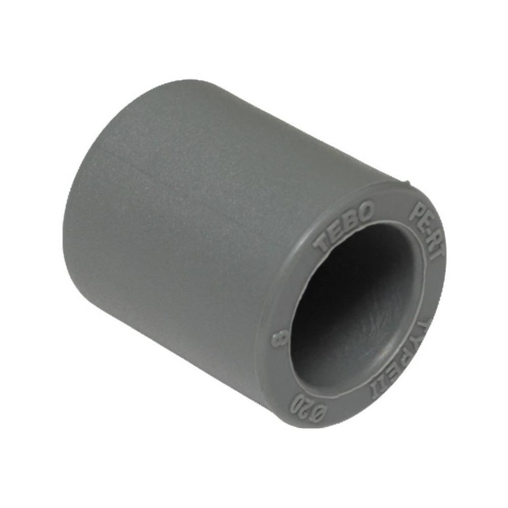 Муфта соединительная TEBO PP-R 75 мм серая 040010113