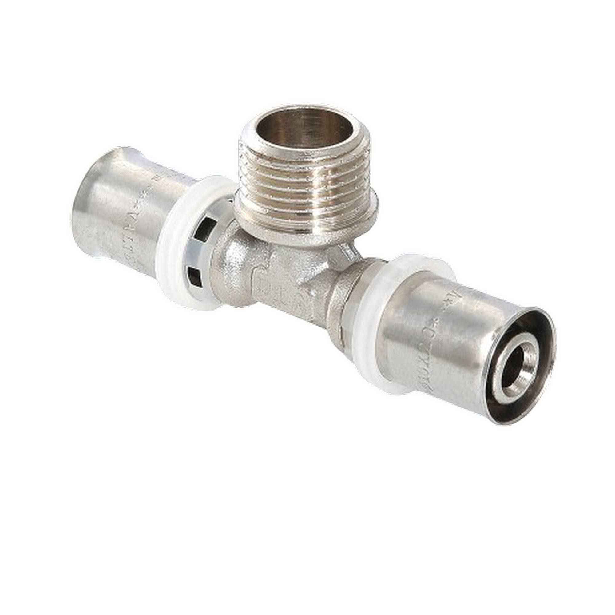 Тройник пресс VALTEC 20х3/4х20 мм НР VTm.233.N.200520