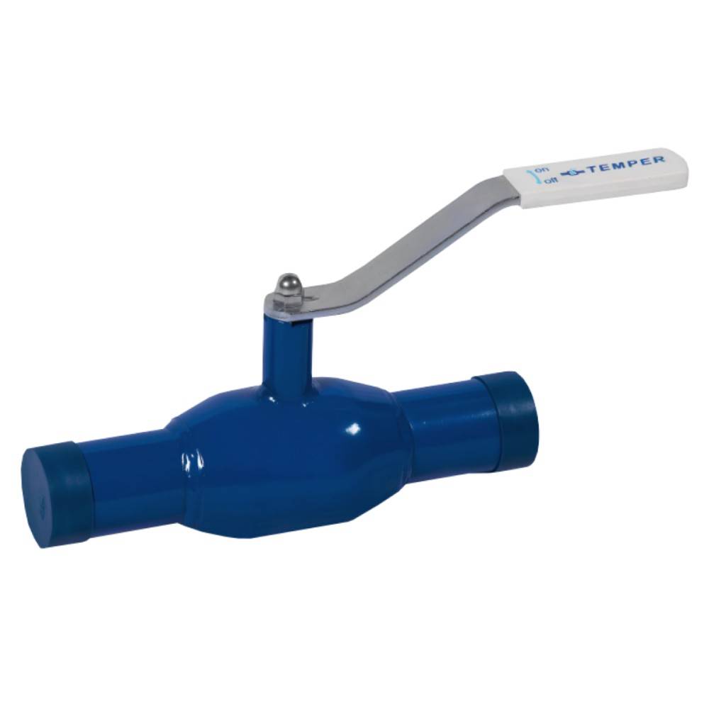 Кран шаровый TEMPER DN32 PN40 стандартнопроходной приварной 28220032