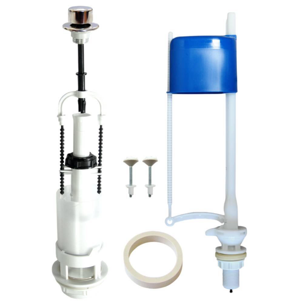 Арматура для бачка унитаза Уклад А 110.57.14.03 штоковая нижняя подводка