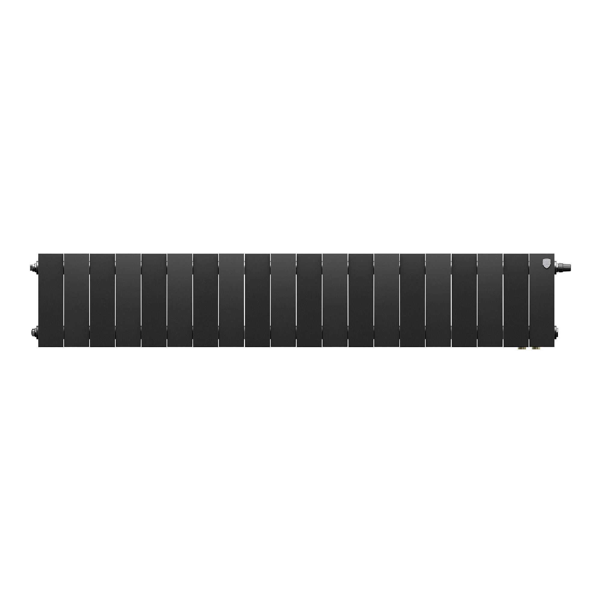 Радиатор биметаллический Royal Thermo PianoForte 200 Noir Sable 20 секц. нижнее подключение VDR80 1506331