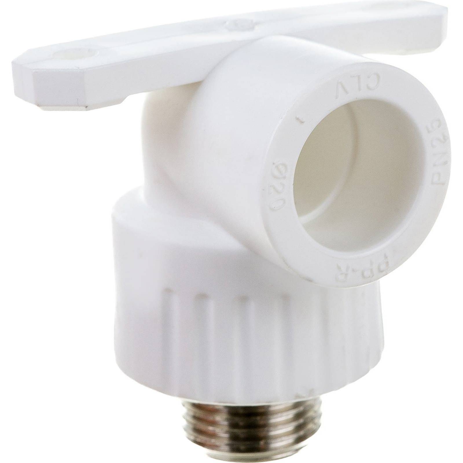 Угольник комбинированный РОСТерм PPR 20 мм x 1/2 НР с креплением 1517343