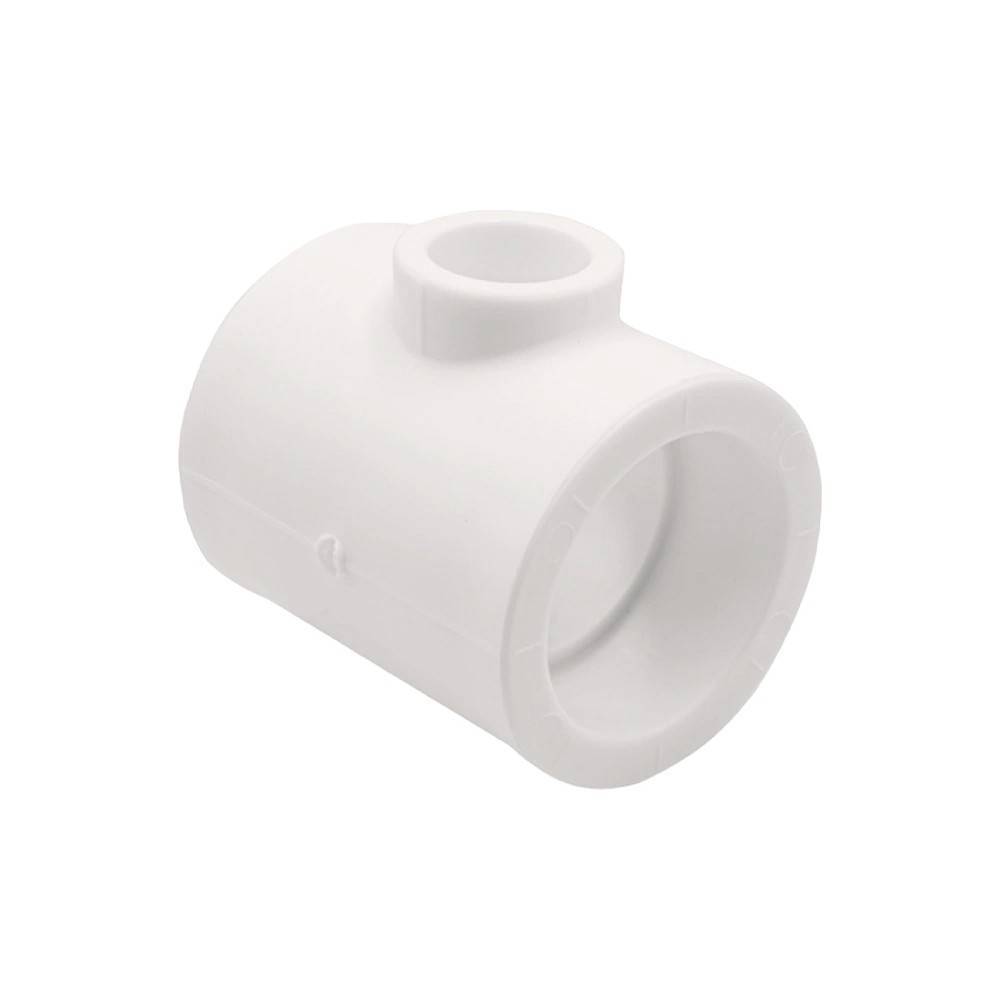 Тройник полипропиленовый РОСТерм PPR переходной 63х40х63 мм белый НС-1517250