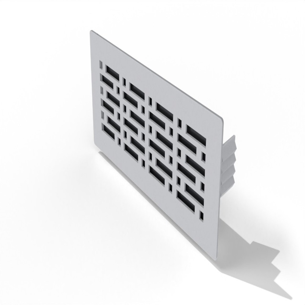 Решетка напольная/стеновая Redvent 350x150 мм белая 1732532