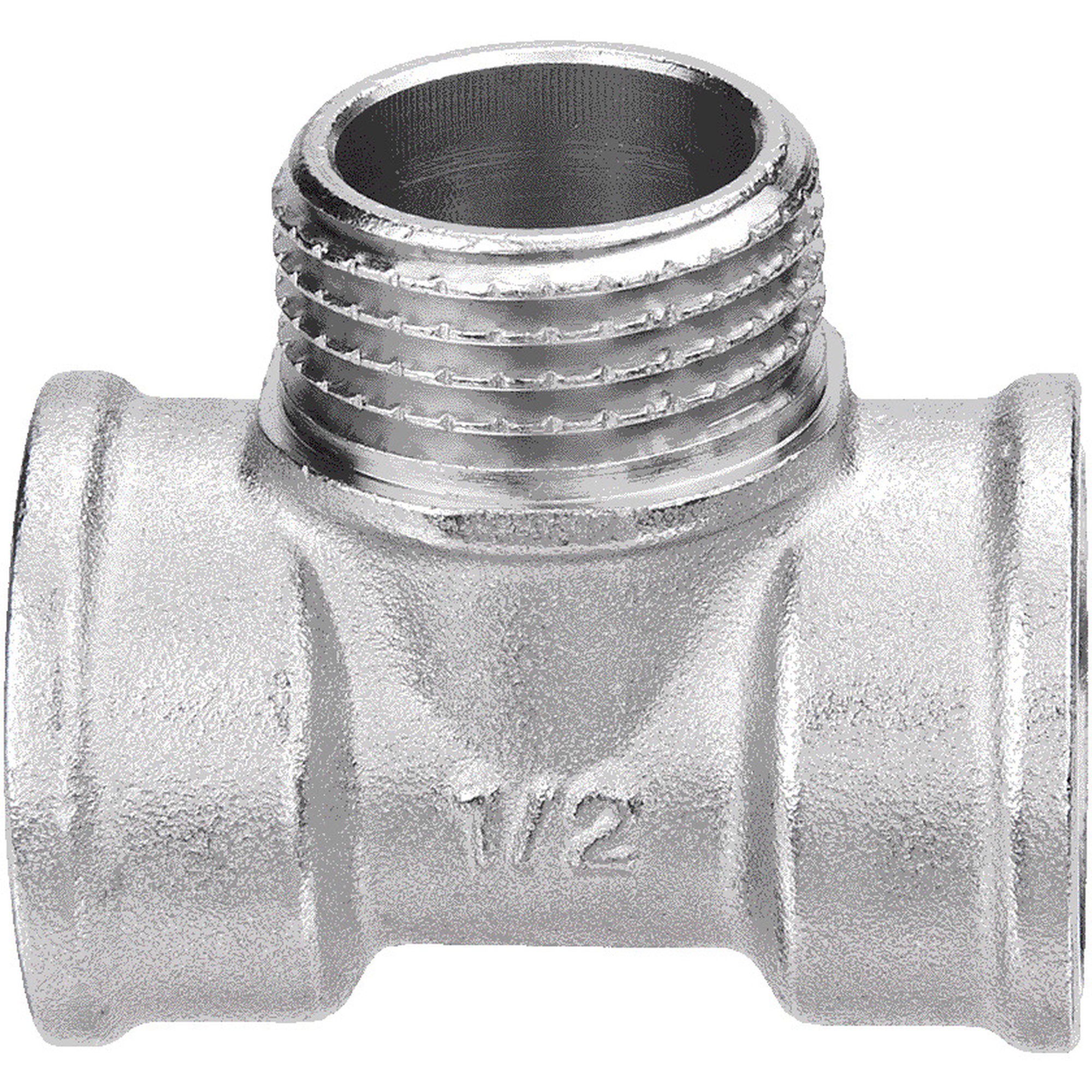 Тройник латунный AQUALINK ВНВ 1/2 01835