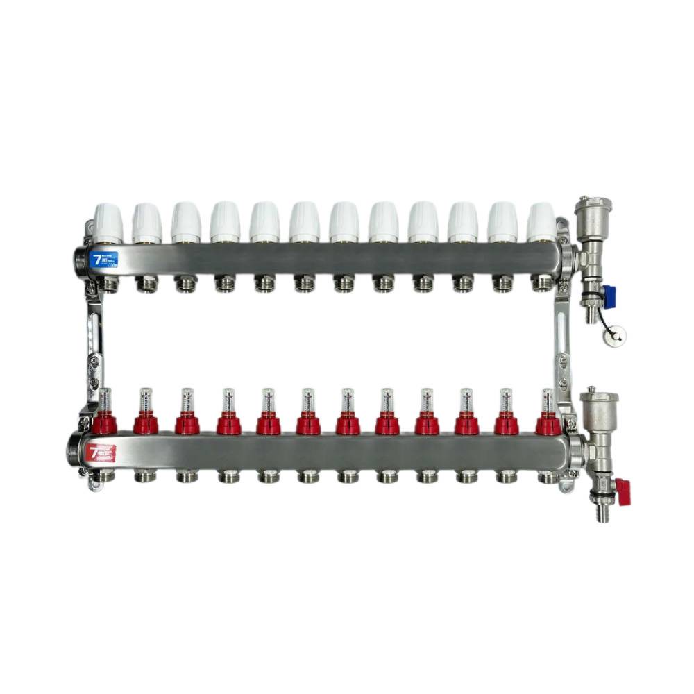 Коллекторная группа VIEIR VR113 1 x 12 x 3/4 с расходомерами в сборе VR113-12A